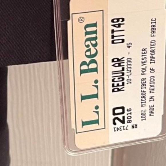 L.L. BEAN WOMEN'S NAVY BLUE BLAZER JACKET, 20, GOLD BUTTONS, NWT - Picture 2 of 3